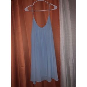 Beautiful powder blue flowy dress
